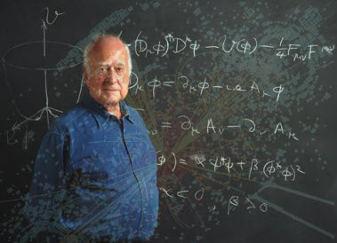 Professor Peter Higgs at the University of Edinburgh