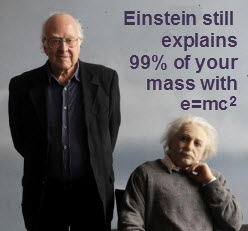  Einstein still explains 99% of your mas with e=mc^2