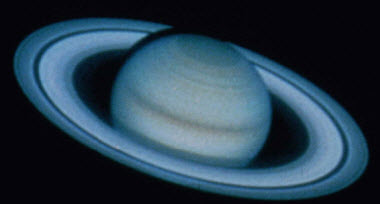 NASA image of Saturn, taken from Hubble on 20th November 1990