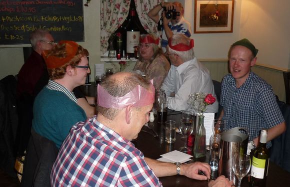  other end of the Christmas Party table at Hare & Hounds, Hawsker