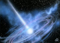 Artist's impression of a White Hole